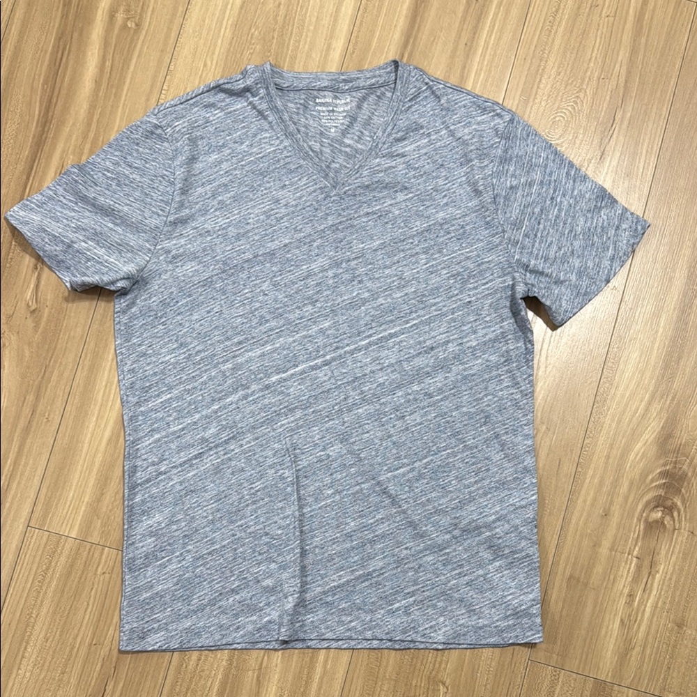 Banana Republic Cotton Blend blue / white  Tops for Women Size M